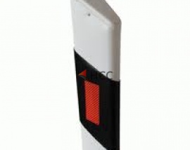 Пластиковый дорожный сигнальный столбик ГОСТ Р 50970 круглое сечение Тип С1 пластик